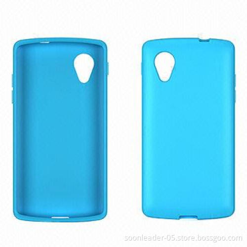 TPU Cases for LG/Google Nexus 5, Frosted Inside, Shiny Outside